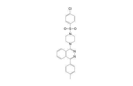 1-{4-[(4-chlorophenyl)sulfonyl]-1-piperazinyl}-4-(4-methylphenyl)phthalazine