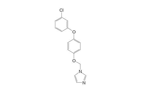 1H-Imidazole, 1-[[4-(3-chlorophenoxy)phenoxy]methyl]-