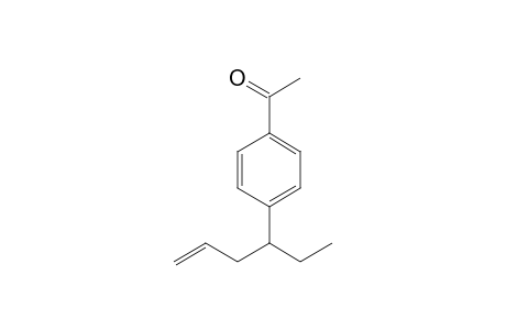 4-(4-Acetylphenyl)hexene