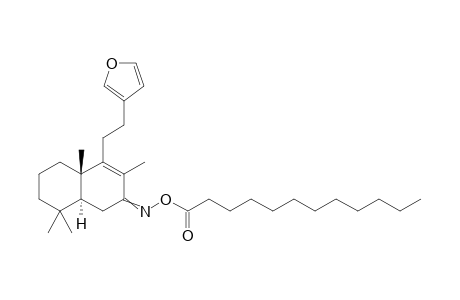 [(4aS,8aS)-4-[2-(3-furyl)ethyl]-3,4a,8,8-tetramethyl-5,6,7,8a-tetrahydro-1H-naphthalen-2-ylidene]amino dodecanoate