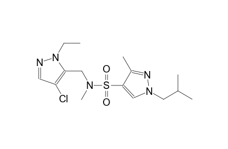 1H-pyrazole-4-sulfonamide, N-[(4-chloro-1-ethyl-1H-pyrazol-5-yl)methyl]-N,3-dimethyl-1-(2-methylpropyl)-