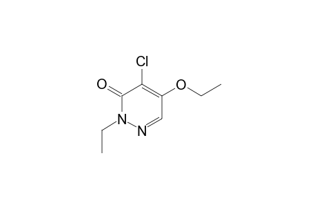 4-CHLORO-5-ETHOXY-2-ETHYL-3(2H)-PYRIDAZINONE
