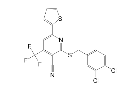 3-pyridinecarbonitrile, 2-[[(3,4-dichlorophenyl)methyl]thio]-6-(2-thienyl)-4-(trifluoromethyl)-