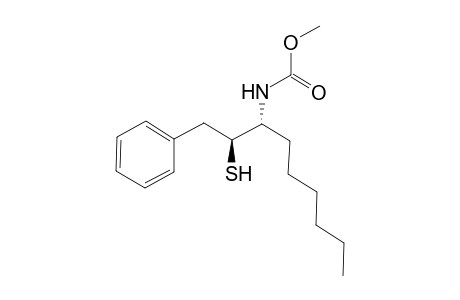 [(R)-1-((S)-1-Mercapto-2-phenyl-ethyl)-heptyl]-carbamic acid methyl ester