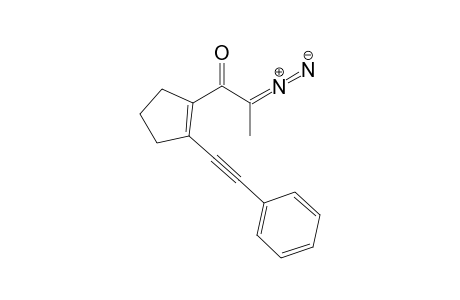 2-Diazo-1-[2-(phenylethynyl)cyclopentenyl]-1-propanone