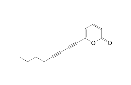 6-Octa-1,3-diynyl-2-pyranone