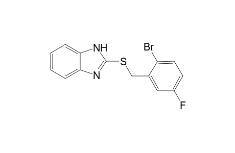 2-(2'-Bromo-5'-fluorobenzylsufanyl)-1H-benzimidazole