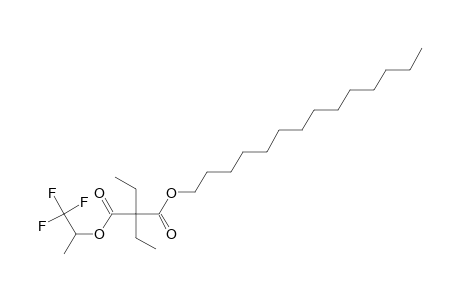 Diethylmalonic acid, tetradecyl 1,1,1-trifluoroprop-2-yl ester