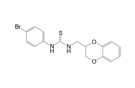 N-(4-bromophenyl)-N'-(2,3-dihydro-1,4-benzodioxin-2-ylmethyl)thiourea