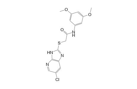 2-[(6-chloro-3H-imidazo[4,5-b]pyridin-2-yl)sulfanyl]-N-(3,5-dimethoxyphenyl)acetamide