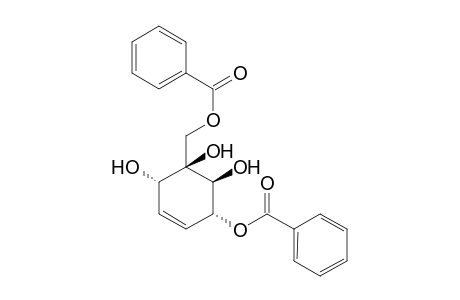 (1R,4S,5R,6S)-5-(benzoyloxymethyl)-4,5,6-trihydroxy-cyclohex-2-ene-1-ol, benzoic acid