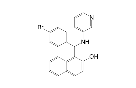 1-(4-Bromophenyl(pyridine-3-ylamino)methyl)naphthalene-2-ol