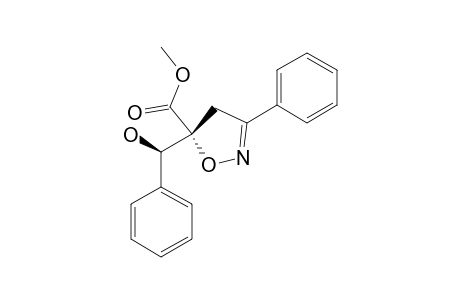 ANTI-5-CARBOMETHOXY-5-(1'-HYDROXY-1'-PHENYLMETHYL)-3-PHENYL-4,5-DIHYDROISOXAZOLE;MINOR_STEREOMER