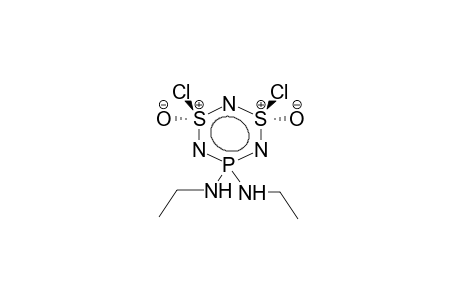 CIS-6,6-BIS(ETHYLAMINO)-2,4-DIOXO-2,4-DICHLORO-1,3,5,2,4,6-TRIAZADITHIAPHOSPHORIN