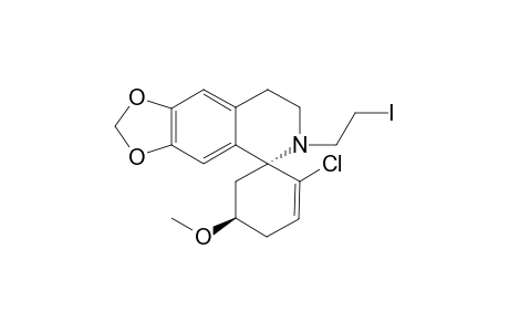 (1'R,5'R)-2'-chloro-6-(2-iodoethyl)-5'-methoxy-7,8-dihydro-6H-spiro[[1,3]dioxolo[4,5-g]isoquinoline-5,1'-cyclohex[2]ene]
