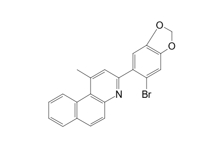 3-(6-Bromo-1,3-benzodioxol-5-yl)-1-methylbenzo[f]quinoline