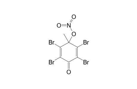 2,3,5,6-TETRABROMO-4-METHYL-4-NITRATOCYCLOHEXA-2,5-DIENONE