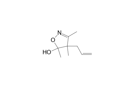 4,5-Dihydro-3,4,5-trimethyl-4-(2-propenyl)-5-isoxazolol