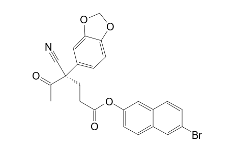 (R)-6-bromonaphthalen-2-yl 4-(benzo[d][1,3]dioxol-5-yl)-4-cyano-5-oxohexanoate