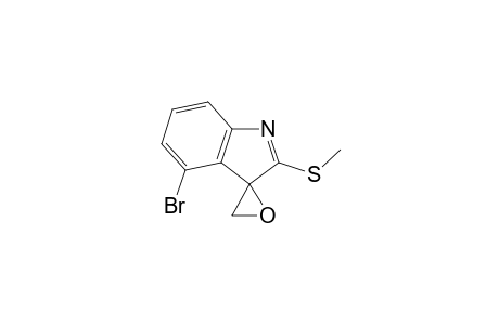 Spiro[3H-indole-3,2'-oxirane], 4-bromo-2-(methylthio)-