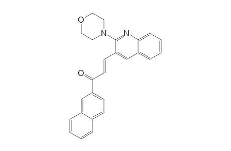 (E)-3-(2-MORPHOLINOQUINOLIN-3-YL)-1-(NAPHTHALEN-2-YL)-PROP-2-EN-1-ONE