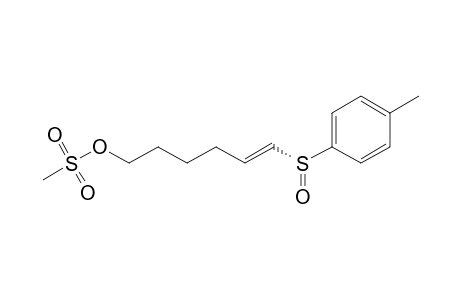 (E)-6-[(R)-(p-Tolylsulfinyl)]-5-hexenyl methanesulfonate