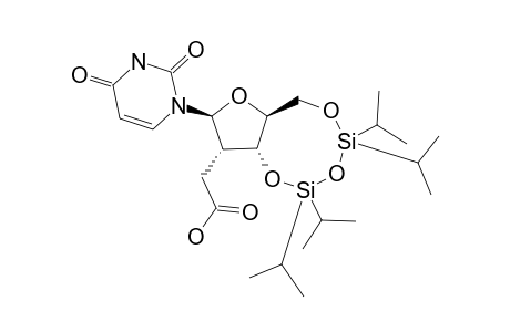2'-DEOXY-2'-ALPHA-C-(CARBOXYMETHYL)-3',5'-O-(1,1,3,3-TETRAISOPROPYLDISILOXANE-1,3-DIYL)-URIDINE