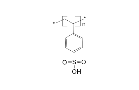 Sulfonated polystyrene, acid form