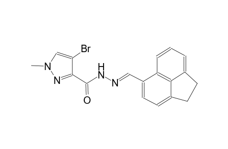 4-bromo-N'-[(E)-1,2-dihydro-5-acenaphthylenylmethylidene]-1-methyl-1H-pyrazole-3-carbohydrazide