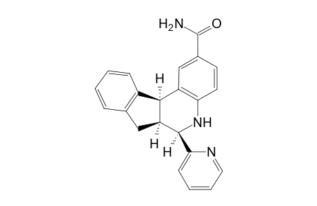 (6R,6aS,11bS)-6-Pyridin-2-yl-5,6a,7,11b-tetrahydro-6H-indeno[2,1-c]quinoline-2-carboxylic acid amide