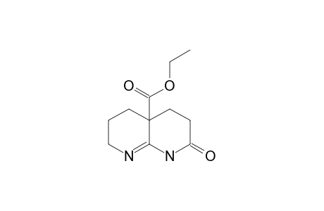 2-keto-1,3,4,5,6,7-hexahydro-1,8-naphthyridine-4a-carboxylic acid ethyl ester