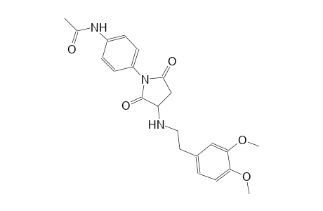 acetamide, N-[4-[3-[[2-(3,4-dimethoxyphenyl)ethyl]amino]-2,5-dioxo-1-pyrrolidinyl]phenyl]-