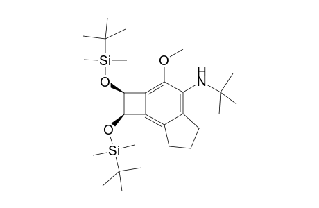 6R,7S-4-tert-Butylamino-6,7-bis(tert-butyldimethylsilyloxy)-2,3,6,7-tetrahydro-5-methoxy-1H-cyclobuta[1,2-e]indene
