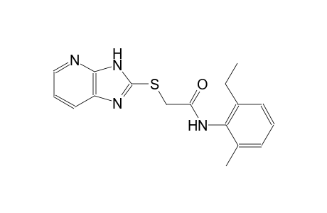 N-(2-ethyl-6-methylphenyl)-2-(3H-imidazo[4,5-b]pyridin-2-ylsulfanyl)acetamide
