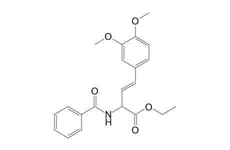 Ethyl (E)-2-benzamido-4-(3,4-dimethoxyphenyl)but-3-enoate