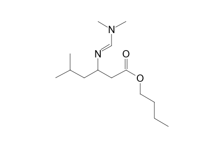 dl-.beta.-Homoleucine, N-dimethylaminomethylene-, butyl ester