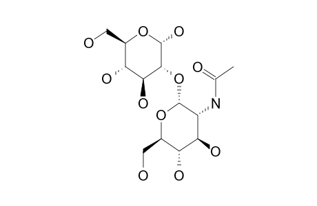 N-[(2R,3R,4R,5S,6R)-4,5-dihydroxy-6-methylol-2-[(2S,3R,4S,5S,6R)-2,4,5-trihydroxy-6-methylol-tetrahydropyran-3-yl]oxy-tetrahydropyran-3-yl]acetamide