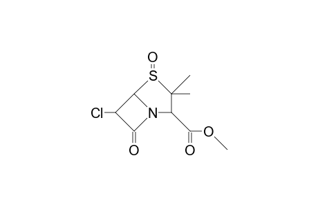 Methyl 6a-chloro-penicillanate .beta.-S-oxide