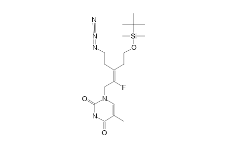 1-[3-(2-AZIDOETHYL)-5-(TERT.-BUTYLDIMETHYLSILANYLOXY)-2-FLUOROPENT-2-ENYL]-5-METHYL-(1H)-PYRIMIDINE-2,4-DIONE