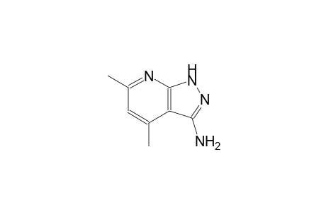 4,6-dimethyl-1H-pyrazolo[3,4-b]pyridin-3-ylamine
