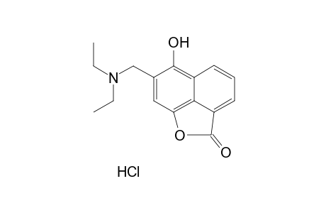 5-Hydroxy-6-diethylaminomethylnaphthalene-1,8-carbolacetone hydrochloride