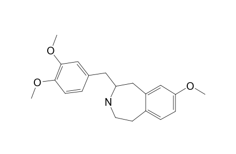 2,3,4,5-Tetrahydro-2-(3',4'-dimethoxybenzyl)-8-methoxy-1H-3-benzazepine
