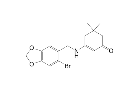 3-(2-Bromo-4,5-methylenedioxybenzyl)amino-5,5-dimethylcyclohex-2-en-1-one