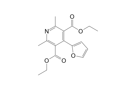 4-(2-furanyl)-2,6-dimethylpyridine-3,5-dicarboxylic acid diethyl ester