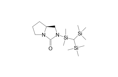 (-)-(S)-2-((Bis(trimethylsilyl)methyl)dimethylsilyl)tetrahydro-1H-pyrrolo[1,2-c]imidazol-3(2H)-one