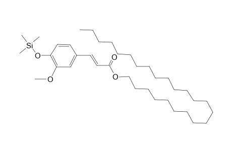 Tetracosyl ferulate, mono-TMS