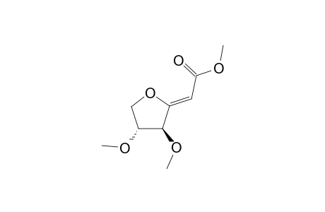 (2Z)-2-[(3S,4R)-3,4-dimethoxytetrahydrofuran-2-ylidene]acetic acid methyl ester