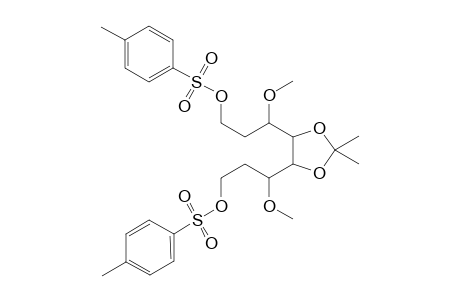 (3S)-3-{(4S,5S)-5-[(1S)-3-(4-methylbenzenesulfonate)-1-methoxypropyl]-2,2-dimethyl-1,3-dioxolan-4-yl}-3-methoxypropyl 4-methylbenzenesulfonate