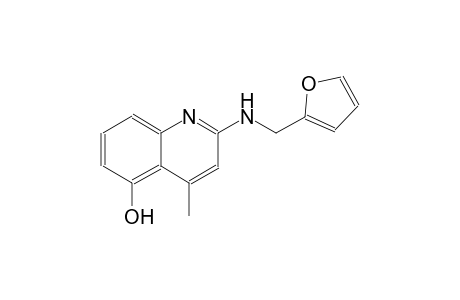 5-quinolinol, 2-[(2-furanylmethyl)amino]-4-methyl-