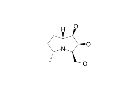 HYACINTHACINE-A5;(1R*,2S*,3R*,5R*,7A*R)-1,2-DIHYDROXY-3-HYDROXYMETHYL-5-METHYLPYRROLIZIDINE